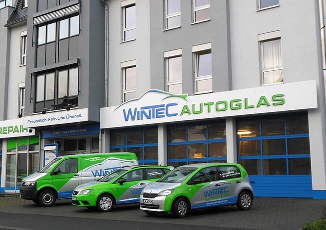 Wintec Autoglas  Reparatur von Steinschlag & Glasschaden